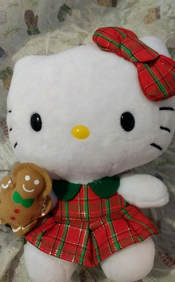 Sanrio Other - Hello Kitty, by Ty Red wearing Xmas dress